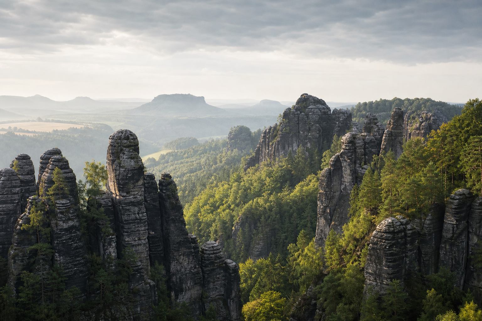 Sandsteinfelsen in der Sächsischen Schweiz
